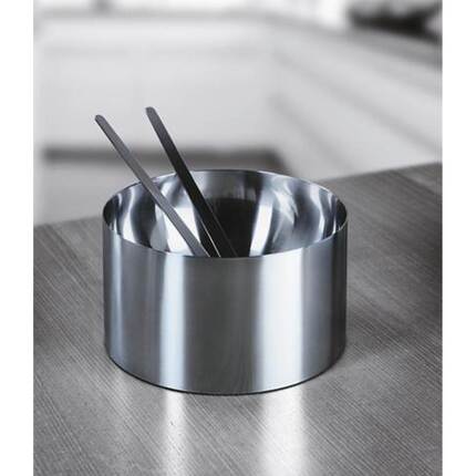 Stelton Arne Jacobsen salatskål - Ø:24 cm - stål