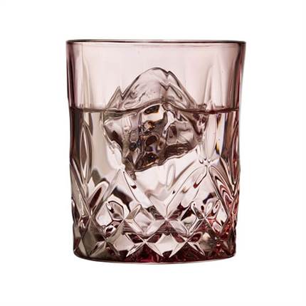 Lyngby Glas Sorrento whiskyglas 32 cl, 4 stk - Pink