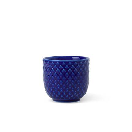 Lyngby Porcelæn Rhombe Color - Æggebæger Ø5 cm - Mørkeblå