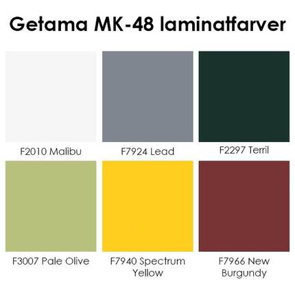 Getama MK-48 laminatfarver