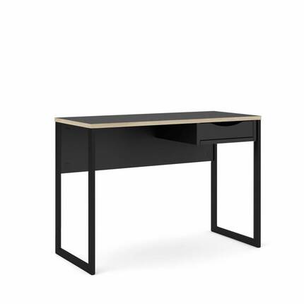 Tvilum Function Plus skrivebord - 110 cm - sort 